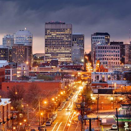 Downtown Richmond, Virginia skyline