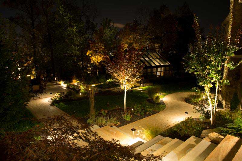 Outdoor Lighting in Richmond Yard