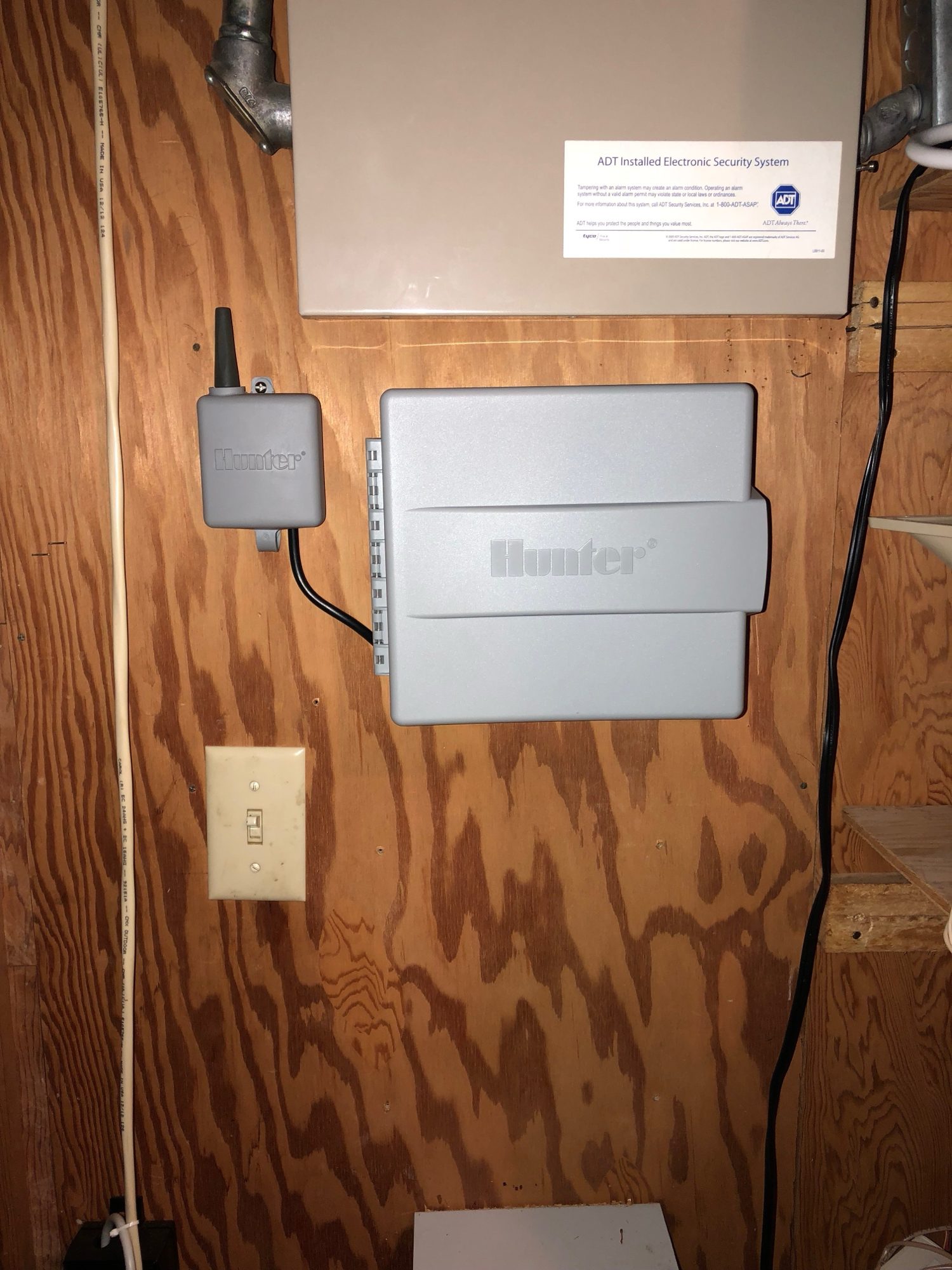 Irrigation control box
