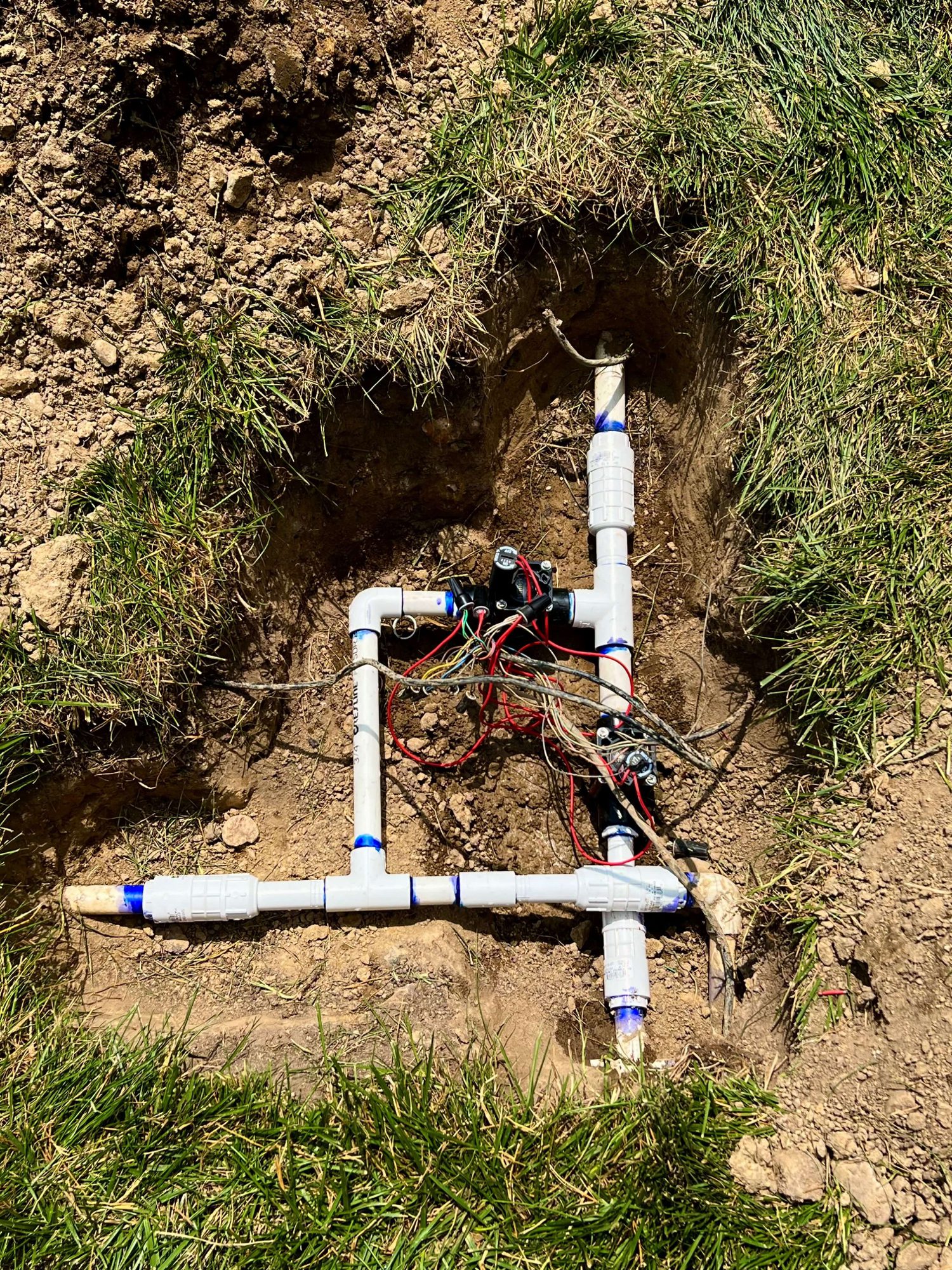 Simple irrigation manifold