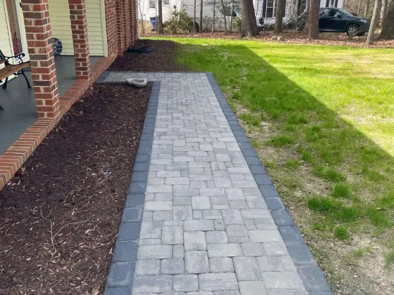 Paver walkway