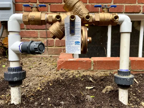 Irrigation backflow
