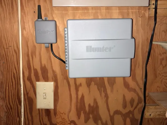 Irrigation control box